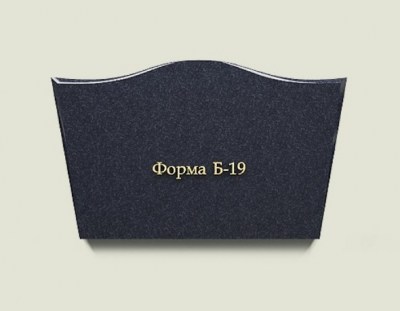 Форма Б19